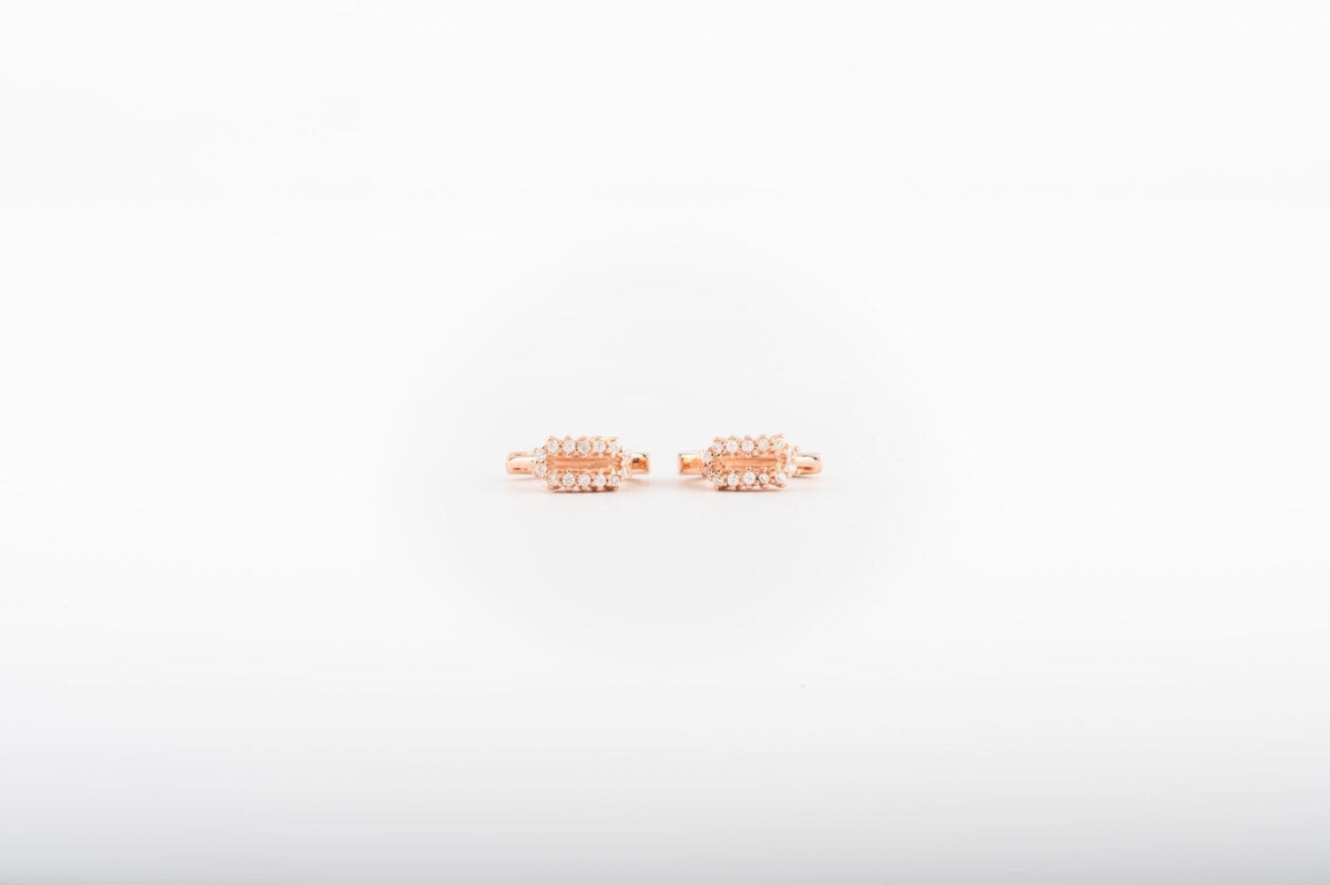 Zircon Twinkling Loop Earrings - Image 4