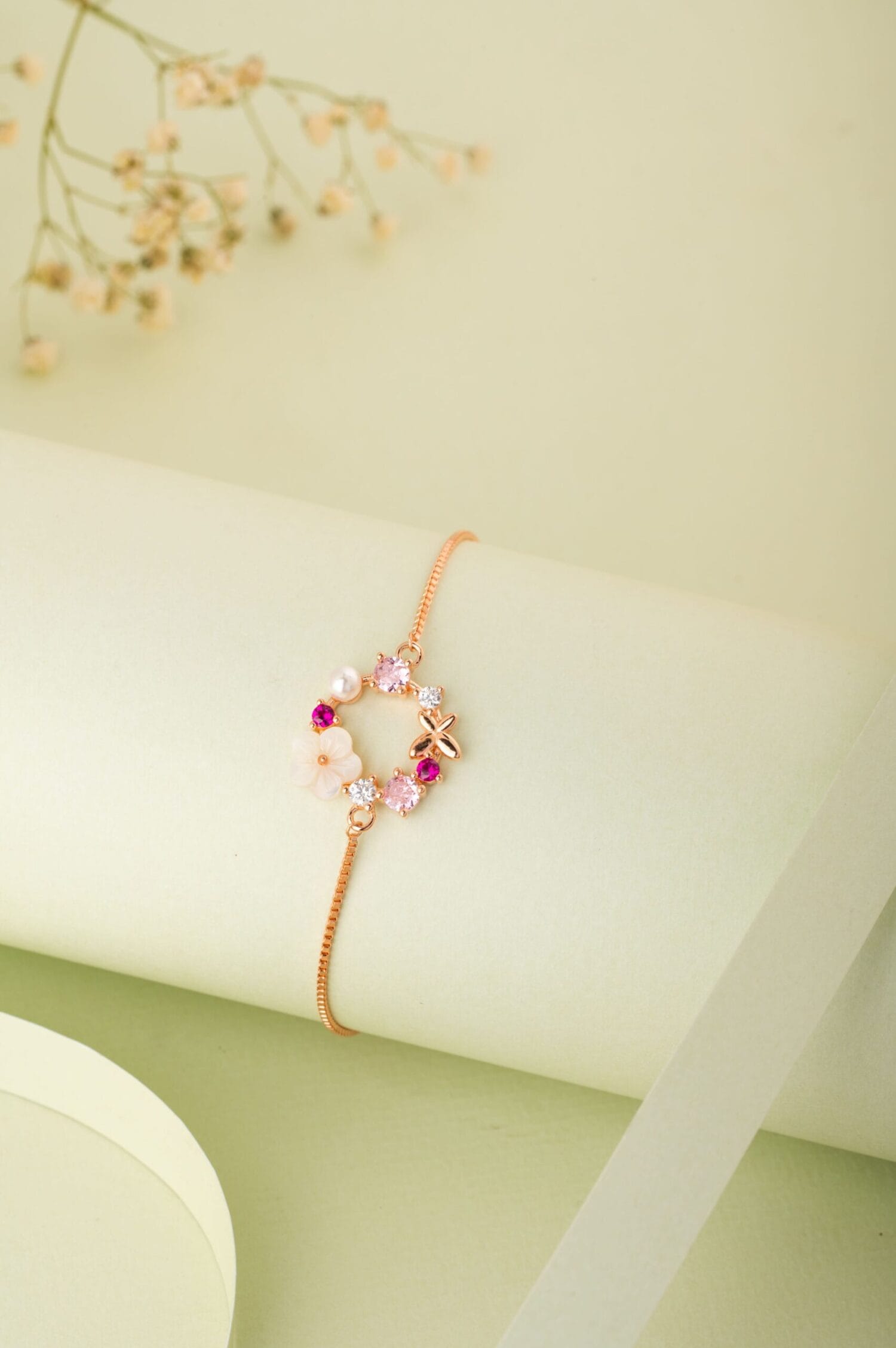 Drop Wreath Bracelet
