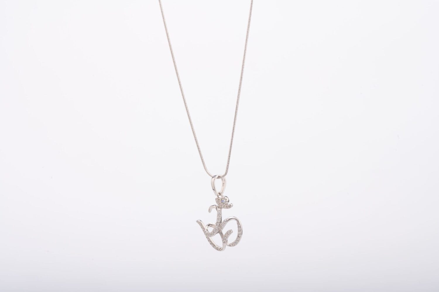 Silver Om Pendant - Image 4