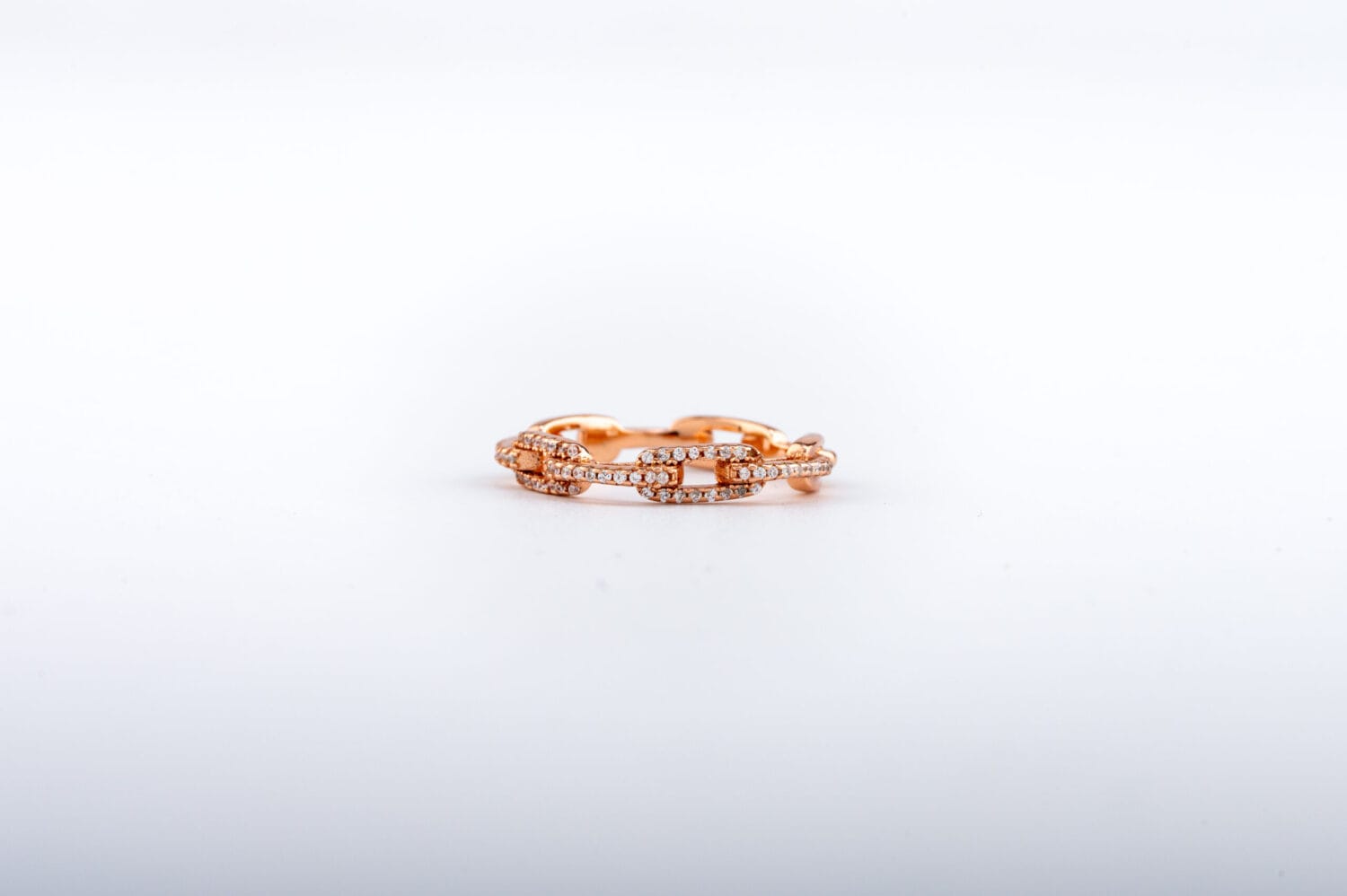 Zircon Wave Entwined Ring (Rose Gold) - Image 4