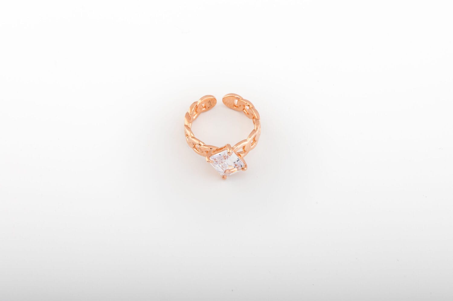 Rose Gold Classic Solitaire Ring - Image 3